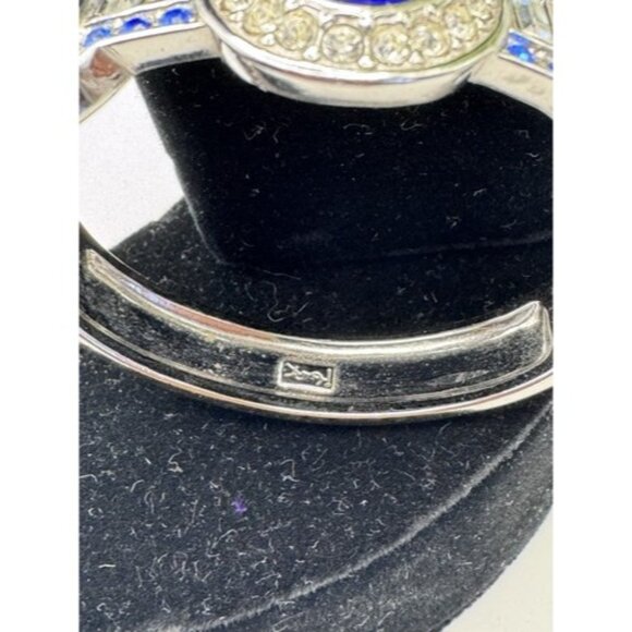 YSL Vintage Bangle Bracelet Silver Tone- Designer Beautiful Bracelet Vintage - Picture 7 of 16
